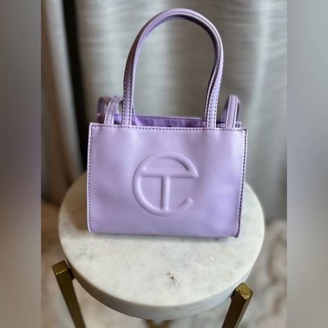 TELFAR - Small Shopping Bag - Lavender Telfar Bag, Telfar Handbags, Dust Bag, Lavender, Like New, Handbags, Fashion Trends, Fashion Tips, Clothes Design