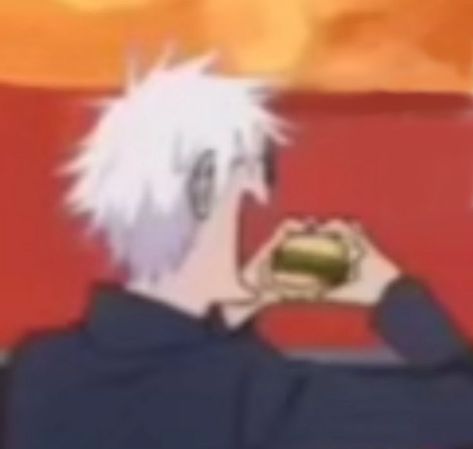 #gojo #jjk credit if reposted ! Gojo Flower Scene, Gojo Eating Burger, Gojo Personality, Gojo Satoru Low Quality, Gn Get Naked Gojo, Gojo Squatting, Jjk Reaction Images, Jjk Cursed Pictures, Cursed Gojo Satoru Images