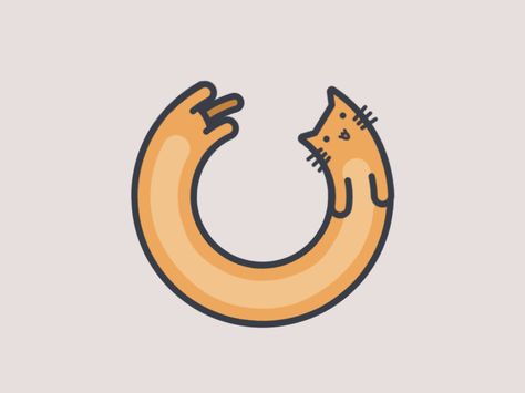 Loading cat by domaso #Design Popular #Dribbble #shots Ui Animation, Motion Design Animation, Animation Reference, Animated Images, 2d Animation, Animation Design, Animated Characters, Cute Gif, 귀여운 동물