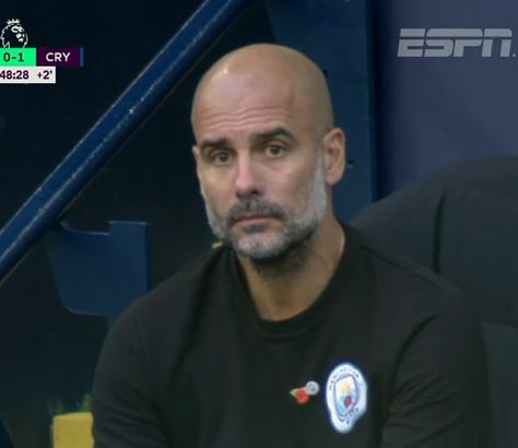 Football Reaction Pic, React Pics, Manchester City Football Club, Goofy Drawing, Reaction Pic, Reaction Face, Pep Guardiola, Reaction Pics, Man City