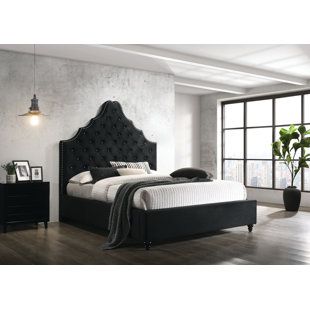 Gothic Headboard, Maximalism Bedroom, Foam Headboard, Dark Maximalism, Elegant Living Room Furniture, Tufted Platform Bed, Eastern King Bed, Bed Legs, King Platform Bed