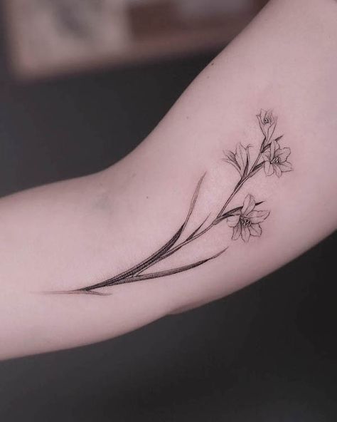 96 Birth Flower Tattoos For Each Month - Our Mindful Life February Birth Flower Tattoo, August Birth Flower Tattoo, Honeysuckle Tattoo, Morning Glory Tattoo, Marigold Tattoo, February Birth Flower, Violet Tattoo, October Birth Flowers, February Birth Flowers