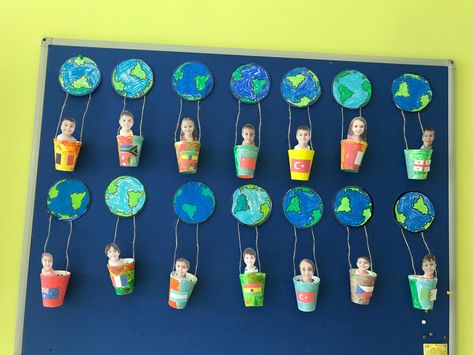 Our World Crafts For Preschoolers, Vbs Around The World Theme, Children Around The World Crafts, Culture Preschool Activities, Around The World Crafts For Toddlers, World Children's Day Activities, Around The World Preschool Activities, Crafts Around The World, Around The World Crafts For Kids