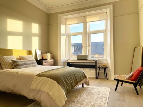 North, East, South, West Facing Rooms - Ask The Experts East Facing Bedroom Ideas, West Facing Bedroom Paint Colors, Picture Rail Paint, North Facing Bedroom Ideas, West Facing Room Paint Color, East Facing Room Paint Colors, West Facing Bedroom, Picture Rail Ideas, Lick Paint Colours