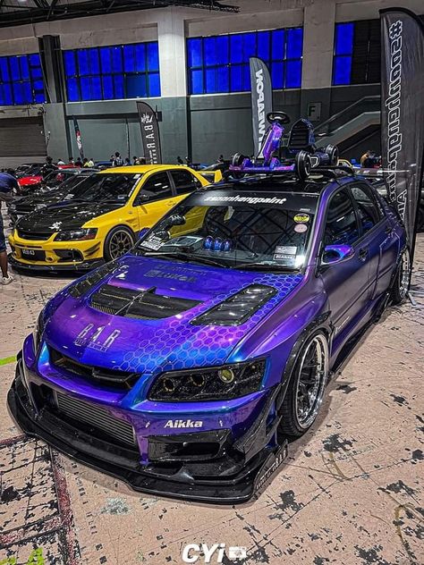 Car Paint Jobs, Slammed Cars, Tacoma Truck, Mitsubishi Cars, Cool Car Accessories, Pimped Out Cars, Best Jdm Cars, Mitsubishi Evo, Lancer Evolution