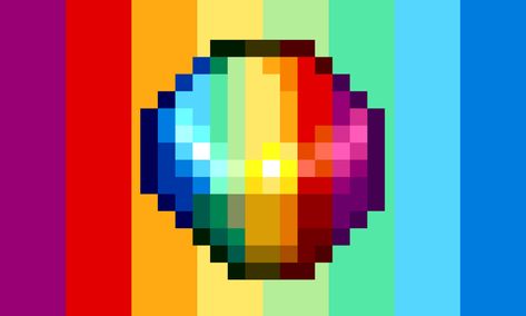 Prismatic Tattoo, Prismatic Shard Stardew Valley, Stardew Valley Prismatic Shard, Stardew Valley Items, Prom Themes, Stardew Valley, Crochet Ideas, Pixel Art, On Tumblr