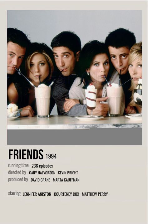 Sitcoms To Watch, Polaroid Movie Poster, Iconic Movie Posters, Series Poster, Matt Leblanc, David Schwimmer, Friends Poster, Film Posters Minimalist, Wall Collage Kit