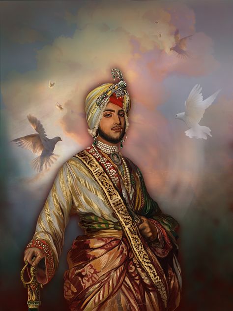 Maharaja Duleep Singh, on ArtStation at https://www.artstation.com/artwork/RydR2O Maharaja Dalip Singh, Maha Raja Ranjit Singh, Maharaja Duleep Singh, Baba Shyam, Duleep Singh, Temple Wallpaper, Golden Temple Wallpaper, Maharaja Ranjit Singh, Ranjit Singh