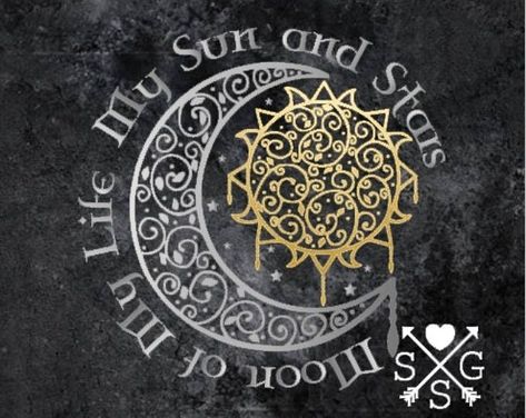 Just the moon and sun in black with touches of color here and there Games Of Thrones Tattoo, Tattoo Sonne, Tattoo Sun, My Sun And Stars, Moon Of My Life, Game Of Thrones Tattoo, Moon Decal, Tattoo Moon, Trendy Games