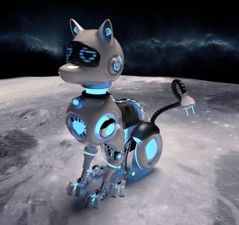 Neon Character, Robot Suit, Robot Cat, Gadgets Technology Awesome, Uv Mapping, Electronics Design, 3d Projects, About Cats, Electronics Projects