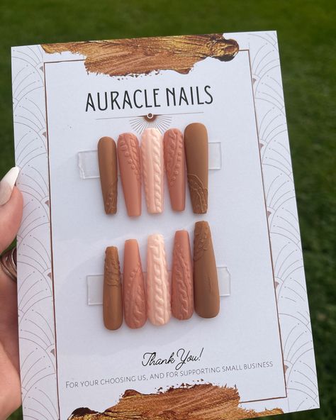 Coffin Sweater Nails, Nude Sweater Nails, Nude Sweater, Nude Nail, Cute Nails For Fall, Modern Nails, Sweater Nails, Nail Colours, Textured Sweater