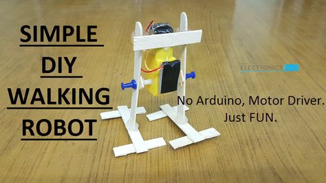 Best Arduino Projects, Homemade Robot, Cool Arduino Projects, Robot Project, Walking Robot, Simple Arduino Projects, Robot Craft, Learn Robotics, Stem Experiments