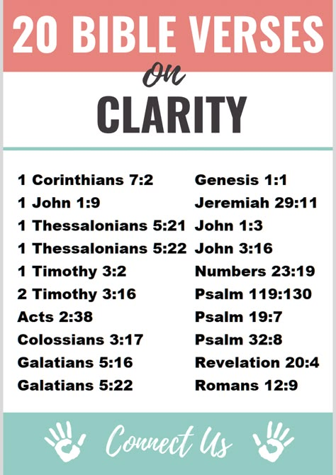 Here are the 20 most transcendent Bible scriptures on clarity. Prayer Topics, Prayer Bible, Scripture Writing Plans, Scripture Writing, Bible Study Topics, Bible Study Help, Bible Study Plans, Bible Study Notebook, Christian Bible Study