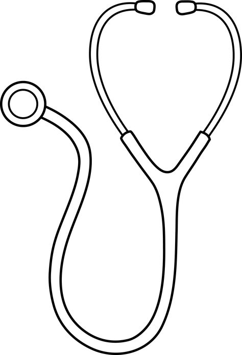 Stethoscope Clipart | Clipart Panda - Free Clipart Images Stethoscope Drawing, Medical Clip Art, Doctor Drawing, Line Art Images, Arts And Crafts For Adults, Arts And Crafts For Teens, Free Clipart Images, Art And Craft Videos, Colouring Printables