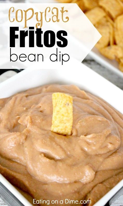 Frito Lay Bean Dip, Fritos Bean Dip, Party Food Menu, Bean Dip Recipe, Bean Dip Recipes, Bowl Party Food, Tailgating Recipes, Snack Dip, Superbowl Snacks