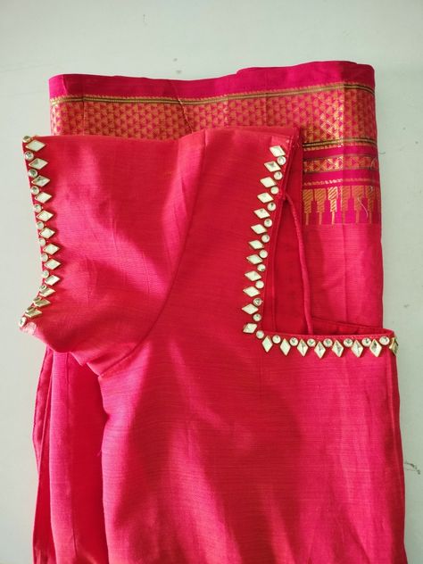 Kundan Stone Work Blouse Designs, Stone Work Blouse Designs, Chudithar Neck Designs, Kurti Neck Design, Stone Work Blouse, Churidar Neck, Work Blouse Designs, Blouse Designs High Neck, Churidar Neck Designs