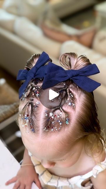 Lauren Thompson on Instagram: "Fourth of July Toddler Hairstyles - Part 3  check out #toddlerhair #toddlerhairstyles #fourthofjulyhair #fourthofjuly #hair #july4th #hairtutorial #kidshairtutorial #toddlergirl #hairinspo #kidshair #kidshairstyles #toddlerhairtutorial" Elsa Hairstyle, Toddler 4th Of July, 4th Of July Hair, Lauren Thompson, Elsa Hair, Toddler Hairstyles, Toddler Hair, Kids Hairstyles, Fourth Of July