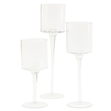 Free 2-day shipping on qualified orders over $35. Buy DIY Wedding Koyal Wholesale Long Stem Glass Candle Holder, Set of 3 at Walmart.com