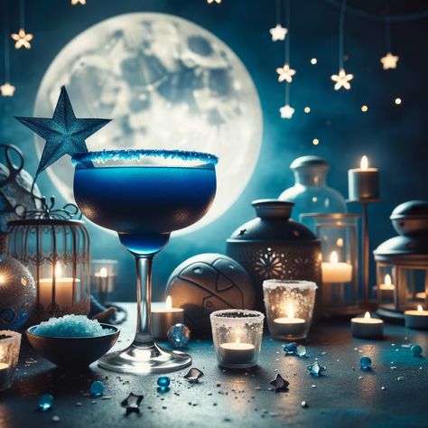 It's Halloween spooky spirts time 👻 🥂 This margarita cocktail is best enjoyed under a full moon. If you start sprouting fur and howling, that's not the drink, maybe check your lunar calendar instead! 🐺🌝 Ingredients: - 2 oz. tequila - 1 oz. blue curaçao - 1 oz. lime juice - Black salt for rimming Get the limited time 'Spooky Sips: A Halloween Cocktails & Mocktails eBook' for 6 fun Halloween cocktail recipes. Halloween Cocktail, Blue Drinks, Black Salt, Margarita Cocktail, Blue Cocktails, Halloween Cocktails, Lunar Calendar, Blue Curacao, Adult Beverages