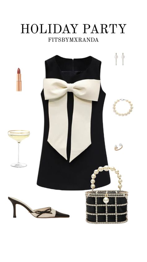 HOLIDAY PARTY OUTFIT 🎀 #outfitinspo #holidayparty #christmas #christmasparty #outfit Fancy Christmas Outfit, Classy Christmas Outfit, Luxurious Outfits, Classy Christmas, Paris Outfits, Holiday Party Outfit, Mobile Web, Kpop Fashion Outfits, Fashion Fits