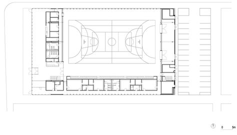 dezeen_Monconseil-Sports-Hall-by-Explorations-Architecture_11_1000.gif (1000×570) Sport Facility, Sports Centre, Sport Center, Sports Hall, Wan Chai, Timber Roof, Tours France, Funny Pigs, Sport Craft