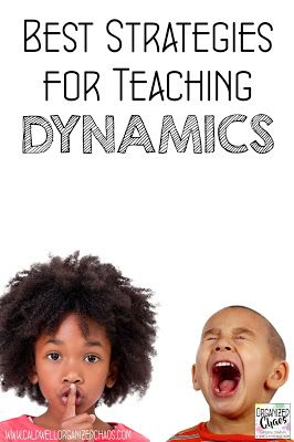 Best Strategies for Teaching Dynamics. Organized Chaos. TONS of lesson ideas for teaching students to respond to, perform, and create with dynamics, from kindergarten through elementary and middle school ages. Music Education Activities, Dynamics Music Lesson Activities, Music Education Games, Dynamics In Music, Dream Classroom, Dynamics Music, Music Dynamics, Teaching Ukulele, Music Centers Elementary