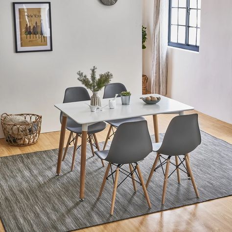 Light Grey Chair, Laura James, 6 Seater Dining Table, Dining Table And Chairs, Hallway Furniture, Dining Nook, Grey Chair, Navy Green, Cool Chairs