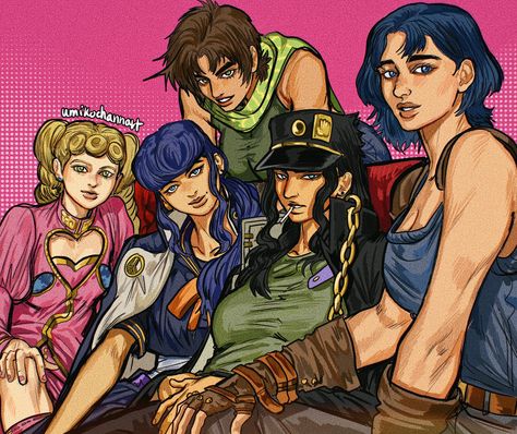 umikochannart 🦋 on Twitter: "LADIES #JojosBizarreAdventure… " The Joestars, Jojo Twitter, Castlevania Wallpaper, Jonathan Joestar, Jojo's Adventure, Joseph Joestar, Jojo's Bizarre Adventure Anime, Jotaro Kujo, Jojo Anime