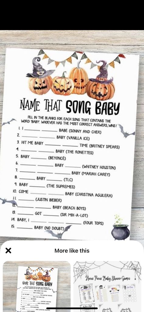 Halloween Themed Gender Reveal Party Ideas, Baby Shower Ideas October, Girl Halloween Baby Shower Ideas, October Boy Baby Shower Ideas, Baby Shower Ideas Halloween, Halloween Baby Sprinkle, Halloween Baby Sprinkle Ideas, October Baby Shower Ideas Boys, Hocus Pocus Baby Shower Ideas