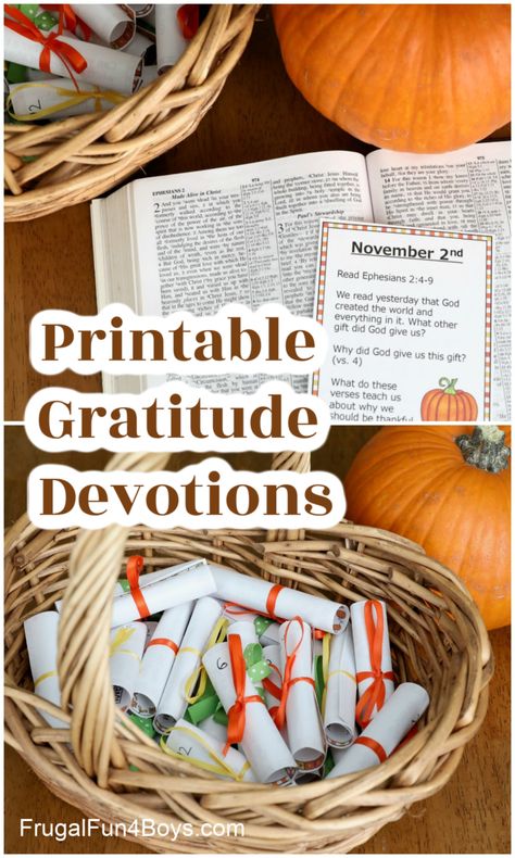 Printable Family Gratitude Devotions - Frugal Fun For Boys and Girls Thanksgiving Bible Lesson, Thanksgiving Prayers For Family, Thanksgiving Devotions, Thankful Activities, Kids Church Activities, Family Gratitude, Devotions For Kids, Free Thanksgiving Printables, Thanksgiving Classroom