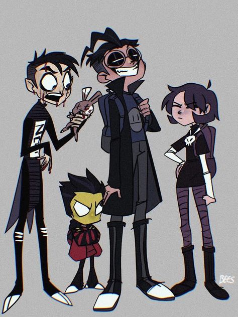 Professor Membrane, Invader Zim Dib, Johnny The Homicidal Maniac, Jhonen Vasquez, Invader Zim Characters, Trash Art, Invader Zim, Old Cartoons, Character Development