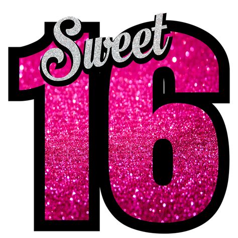 Free Image on Pixabay - Sweet, Sixteen, Sweet-Sixteen Pink Sweet 16, Happy Birthday Printable, Sweet 16 Cakes, 16 Cake, Birthday Cake Topper Printable, Happy 16th Birthday, Sixteenth Birthday, Baby Clip Art, Birthday Stickers