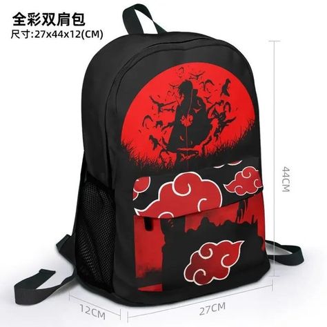 New 🎉 Naruto Series' Akatsuki Organization features the iconic Red Cloud design Naruto Series' Akatsuki Organization features the iconic Red Cloud design, and this large canvas backpack is perfect for fans. It's an ideal outdoor backpack for students, showcasing Sasuke and other elements from the beloved anime. Color: 05, 01, 02, 03, 06, 04, 13, 07, 08, 12, 14, 11, 10, 09 Price: $45 Comment "Sold" to purchase this item. You'll receive an invoice in your Instagram DM to check out directly. ... Cloud Design, Red Cloud, Outdoor Backpacks, Naruto Series, Clouds Design, Canvas Backpack, Large Canvas, Naruto, Backpacks