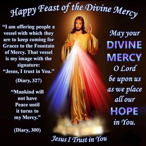 Happy Feast Of Divine Mercy, Divine Mercy Feast, Divine Mercy Prayer, Prayers And Blessings, Divine Mercy Sunday, Divine Mercy Chaplet, Happy Feast, St Faustina, Jesus Videos