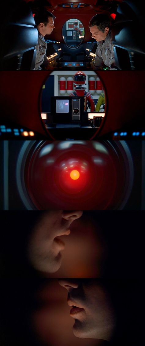 Hal Space Odyssey, A Space Odyssey, 2001 A Space Odyssey, I Love Cinema, Movie Shots, Space Odyssey, Film Inspiration, Stanley Kubrick, Film Art