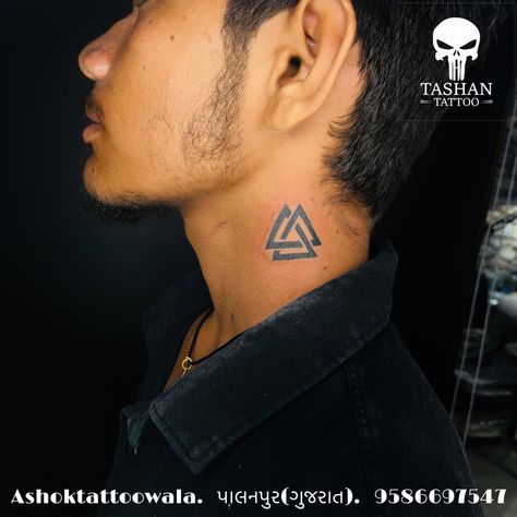 TashanTattoo
AshokTattooWala
S.20. Tirupati plaza
Opp. New bus stand
Near gd modi collage
Palanpur (gujrat)
9586697547
9687533310 Side Neck Tattoo, Neck Tattoo, Fish Tattoos, Jesus Fish Tattoo, Triangle Tattoo, Tattoos, Quick Saves