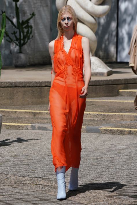 Spring Runway, Orange Crush, Parachute Pants, Fashion News, Two Piece Pant Set, Jumpsuit, Orange, Pants, Trousers