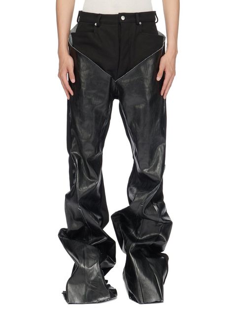 Rick Owens Trousers, Rick Owens Leather Pants, Rick Owens Fashion Show, Rick Owens Mens, Rick Owens Pants, Rick Owens Fashion, Rick Owens Menswear, Rick Owens Men, Technical Clothing