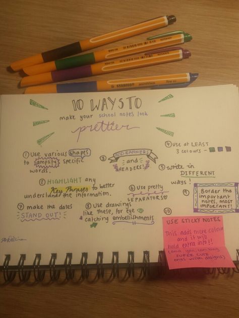 10 ways to make ur notes PRETTIER😍 Whiteboard Notes, Look Prettier, Pretty Notes, Good Notes, School Notes, Note Writing, Made Goods, Fix It, Handwriting