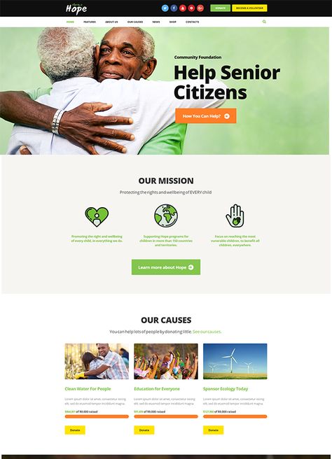 Nonprofit Landing Page, Volunteer Design, Non Profit Website, Nonprofit Website Design, Charity Websites, Charity Work Ideas, Nonprofit Website, Charity Foundation, Wix Templates