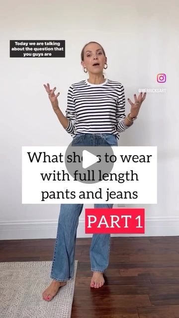 Pant Length Guide Women, What Shoes To Wear With Straight Jeans, Shoes To Wear With Straight Leg Jeans, What Shoes To Wear, Full Length Pants, White Style, Straight Jeans, Straight Leg Jeans, Leg Jeans