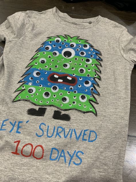 100 Days Of School Shirt With Eyes, 100 Days Of School Monster, 100 Day Eyeball Shirt, Google Eyes 100 Days Of School, Eye Survived 100 Days Of School Kids, 100th Day Of School Monster, 100 Eyes Monster 100th Day, 100 Days Of School Shirt Popcorn, 100 Days Of School Shirt For Boys Sports