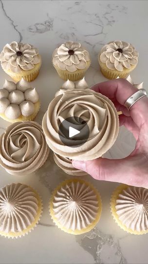 Sultan Tip Piping, Cinnamon Bun Frosting, Wilton 1m, Cupcake 1, Whipped Butter, Cinnamon Bun, Piping Tips, Cinnamon Buns, Frosting Recipes