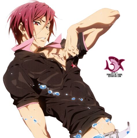 Rin Matsuoka Render #28 by Princess-of-Thorn Rin Free, Free Rin, Free! Rin, Rin Cosplay, Swimming Anime, Anime Content, Rin Matsuoka, Free Eternal Summer, Fate Anime