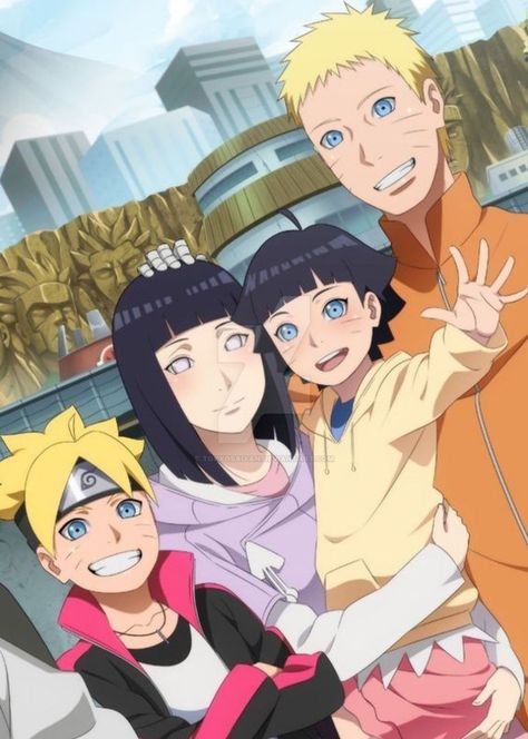 Naruto Himawari, Photo Naruto, Naruto Family, Uzumaki Family, Naruto Sketch, Boruto Next Generation, Anime Galaxy, Anime Ninja, Cool Anime Backgrounds