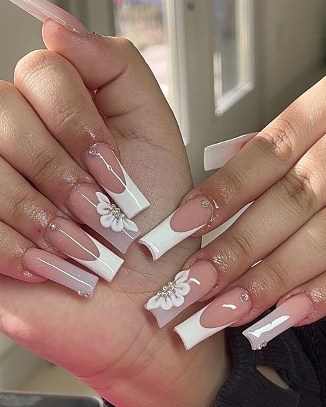 Cute Long Nails, Strengthening Nail Polish, Quinceanera Nails, Nail Techniques, Nail Oil, Nails Tumblr, Really Cute Nails, Summer Acrylic Nails, Pretty Acrylic Nails