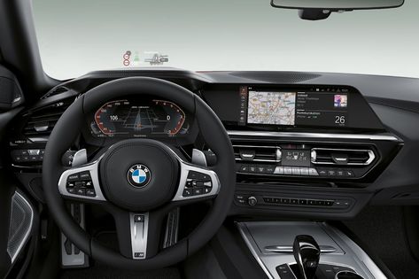 Say Goodbye To BMW's Only Two-Seat Sports Car. Pour one out for the BMW Z4 - the end is nigh. Bmw Dashboard, Bmw Z4 M40i, Bmw Sports Car, Bmw Z4 Roadster, Audi Tt Roadster, Roadster Car, Bmw Concept, Bmw Sport, Bike Mechanics