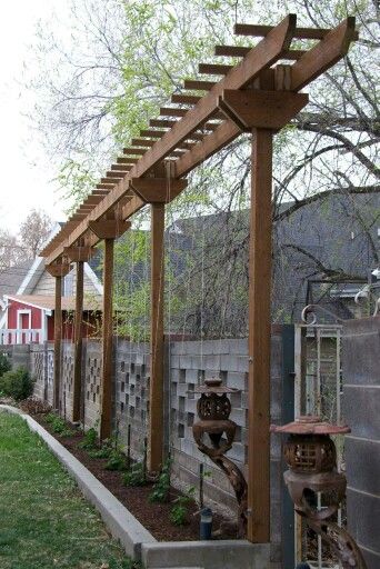 Hop trellis Hops Trellis, Backyard Privacy, Garden Vines, Garden Arbor, Backyard Pergola, Have Inspiration, Pergola Plans, Diy Pergola, Pergola Patio