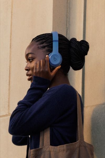 Solo 4 is available to order in Matte Black, Slate Blue and Cloud Pink from apple.com. Cloud Pink, Beats Solo, Beats By Dre, Samsung Wallpaper, Apple Store, Slate Blue, Matte Black, Sound, Things To Come