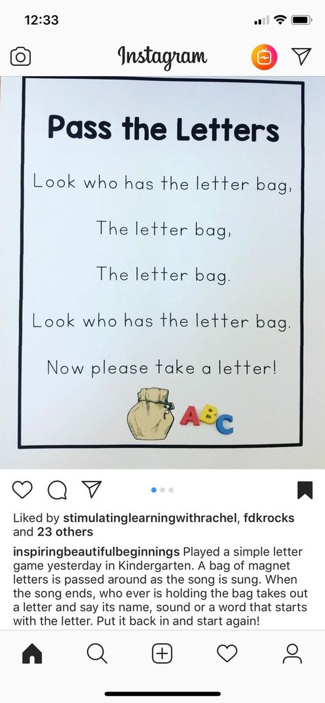 Letter bag game for preschool education. STEM LITERACY Preschool Circle Time Activities, Preschool Transitions, Circle Time Games, February Art, Circle Time Songs, Classroom Songs, Circle Time Activities, Preschool Circle Time, Morning Meetings